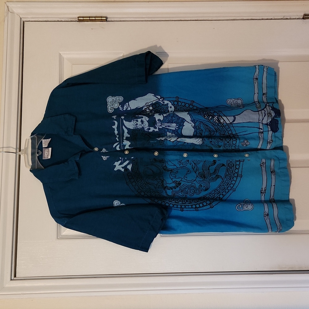 Utility Batik Shirt - Mens Medium